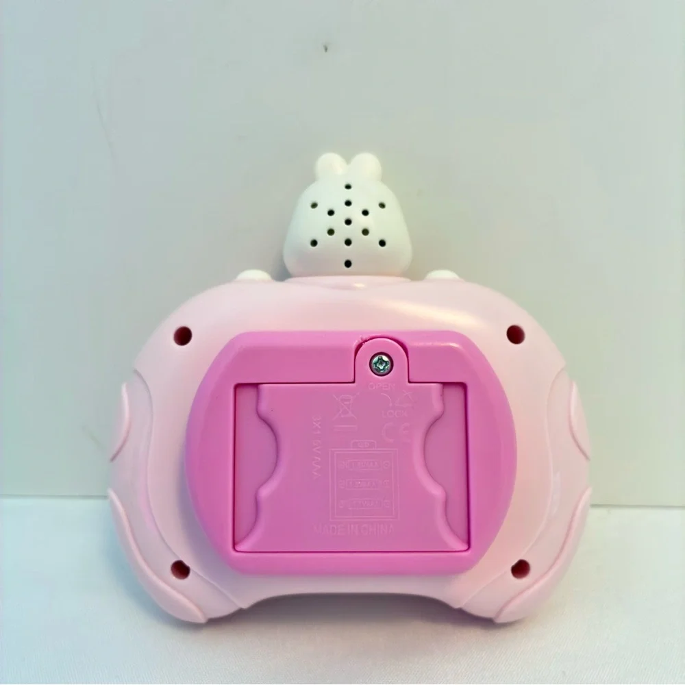 Quick Push Pop Press & Play Electronic Handheld Pink Rabbit & Astronaut Games